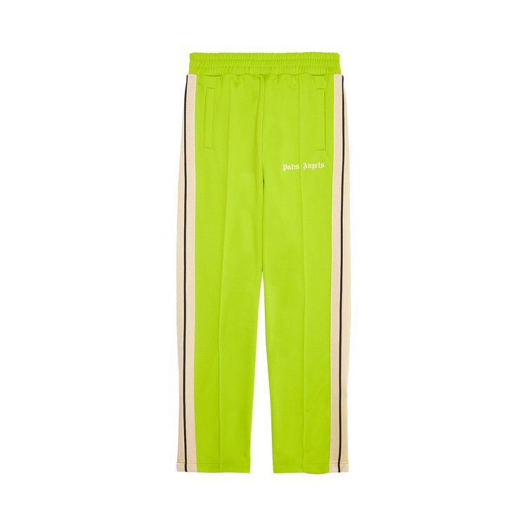 Palm Angels Classic Track Pants Lime Green/Off White