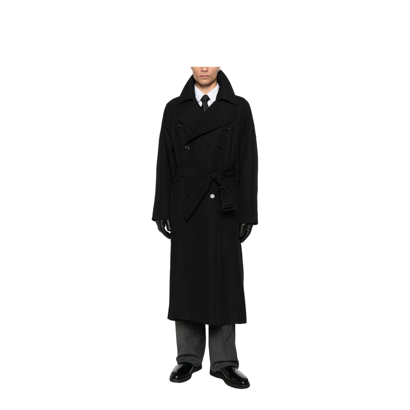Long Wool Coats - Black