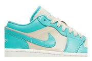 Wmns Air Jordan 1 Low Tropical Teal Sandy Beige