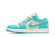 Wmns Air Jordan 1 Low Tropical Teal Sandy Beige