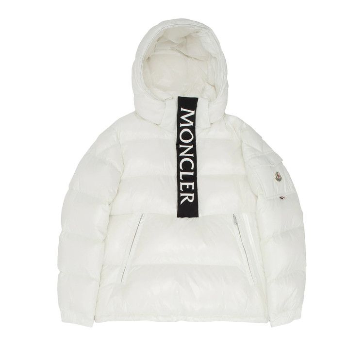 Moncler Maury Shiny Puffer Jacket White