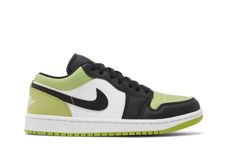 Jordan 1 Low Snakeskin Vivid Green W