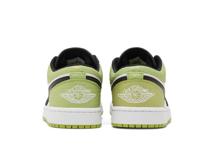 Jordan 1 Low Snakeskin Vivid Green W