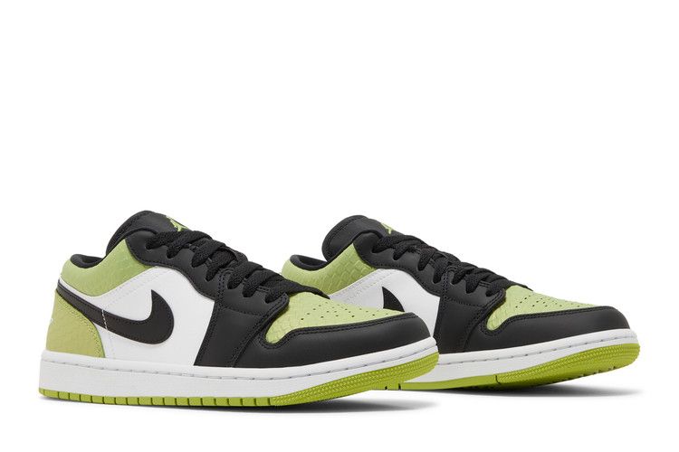 Jordan 1 Low Snakeskin Vivid Green W