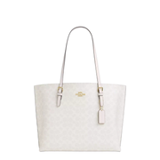 Mollie Tote Bag In Signature Canvas White