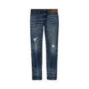 Palm Angels Slim 5 Pockets Denim Blue/Brown