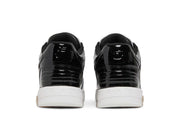 OFF-WHITE Out Of Office OOO Low Tops Patent Black White