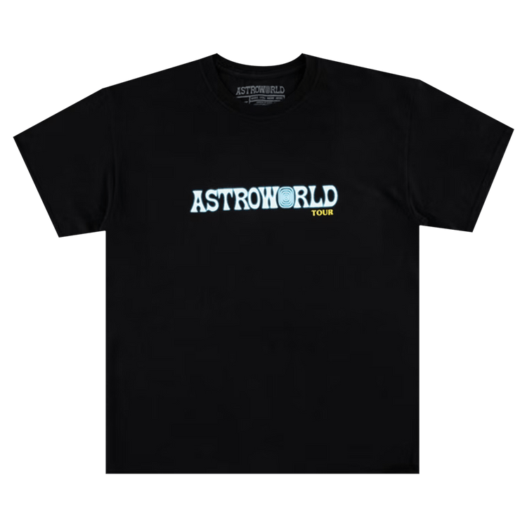 Cactus Jack by Travis Scott Astroworld Tour T-Shirt Black