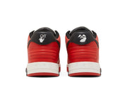 OFF-WHITE Out Of Office OOO Low Tops Black White Red