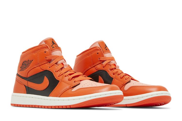 Air Jordan 1 Mid Rush Orange