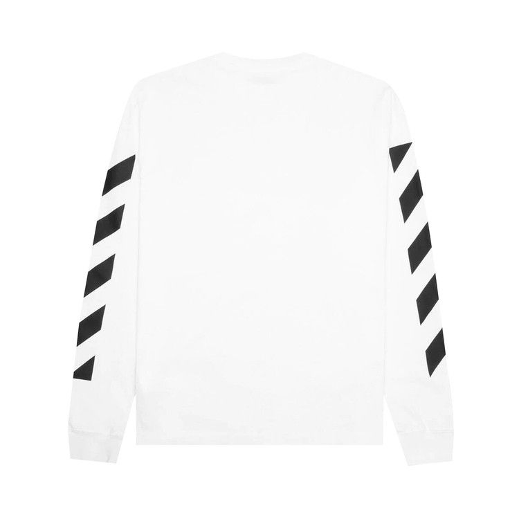 Off-White Diag Helvetica Skate Long-Sleeve T-Shirt White/Black