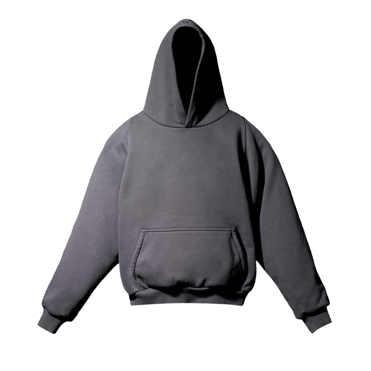 Yeezy Gap Engineered by Balenciaga Logo Shrunken Hoodie Black