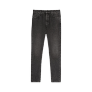 Palm Angels Back Logo 5 Pocket Denim Black/White