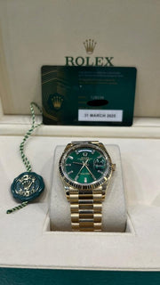 Rolex | Day-Date | 128238 | Yellow gold | 36 mm | Yellow gold | Champagne | Automatic