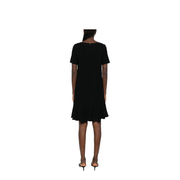Technical Cady Dress with Pleats