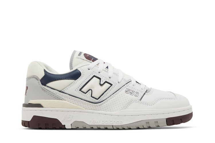 New Balance 550 White Indigo Burgundy