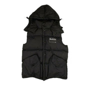 Moncler Kyle Gilet Logo Puffer Vest Black