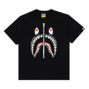 BAPE Sta Pattern Shark T-Shirt Black