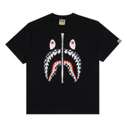 BAPE Sta Pattern Shark T-Shirt Black
