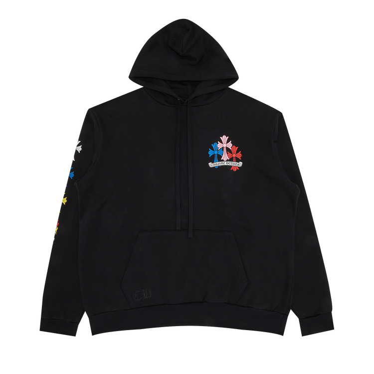 Chrome Hearts Cross Hoodie Black/Multicolor