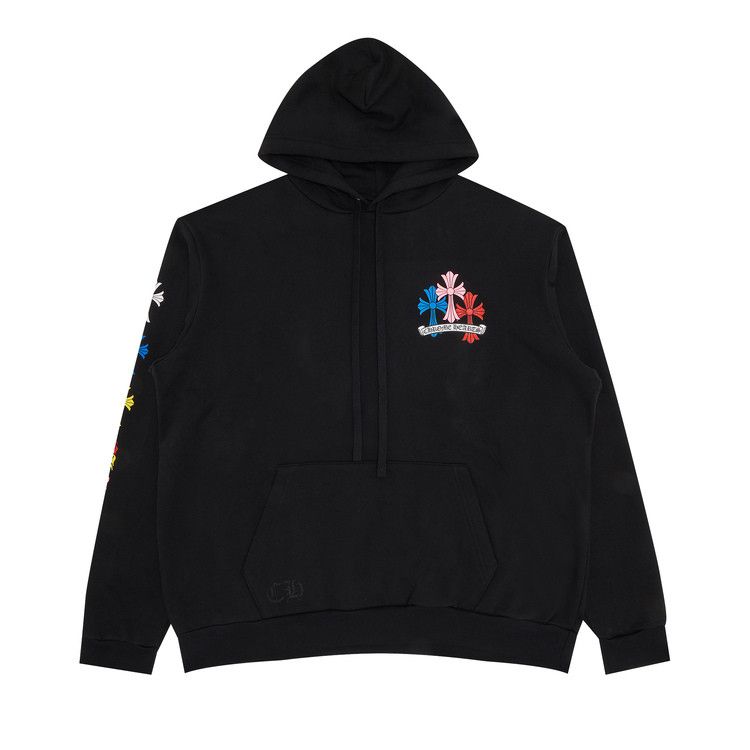 Chrome Hearts Cross Hoodie Black/Multicolor