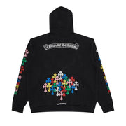 Chrome Hearts Cross Hoodie Black/Multicolor