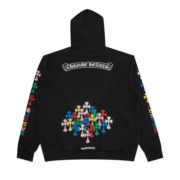 Chrome Hearts Cross Hoodie Black/Multicolor