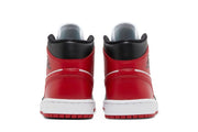 Wmns Air Jordan 1 Mid Alternate Bred Toe