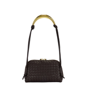 Concert Intrecciato Lambskin Pouch - Barolo