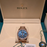 Rolex | Sky-Dweller | 336935 | 42 mm | Rose gold | Blue | Manual winding