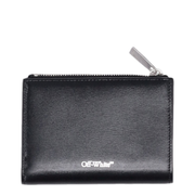 Jitney Zipped Bifold Quote Black - White