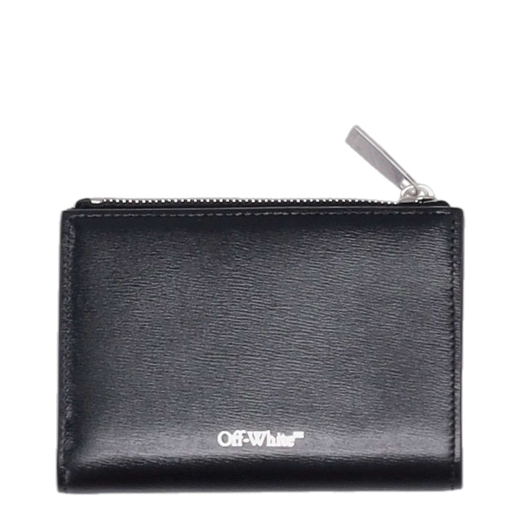 Jitney Zipped Bifold Quote Black - White