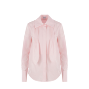 Draped Cotton Shirt