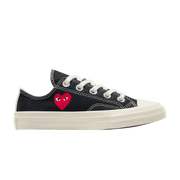Comme des Garçons PLAY x Chuck 70 Low PS Single Heart - Black