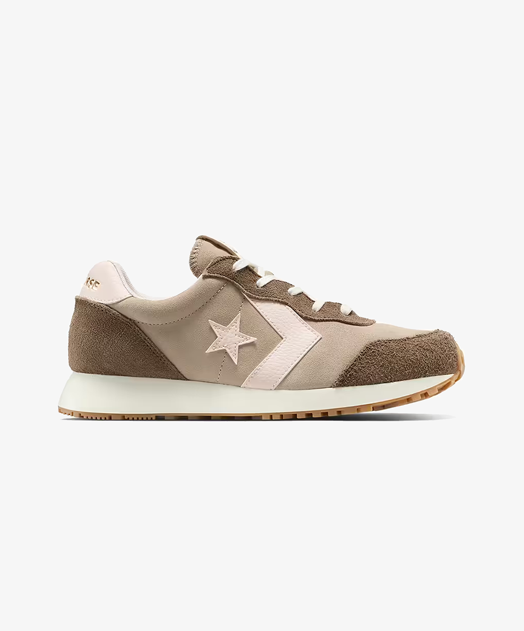 CONVERSE | OMEGA TRAINER { VINTAGE CARGO/SHY FLAMINGO