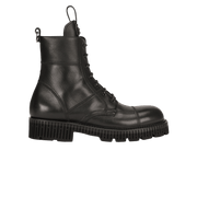 Dolce & Gabbana Bernini Combat Boot Black