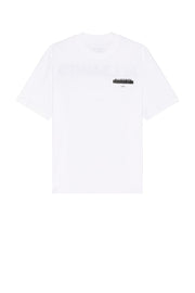 ALL SAINTS REDACT SS CREW ASHEN WHITE TSHIRT