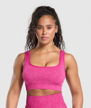 Gymshark Adapt Fleck Sports Bra - Winning Pink/Sour Pink