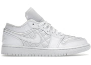 Air Jordan 1 Low Quilted White Womens