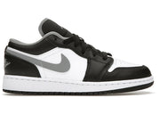 Jordan 1 Low Black White Grey GS