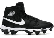 Jordan 1 Mid Cleat Black White GS