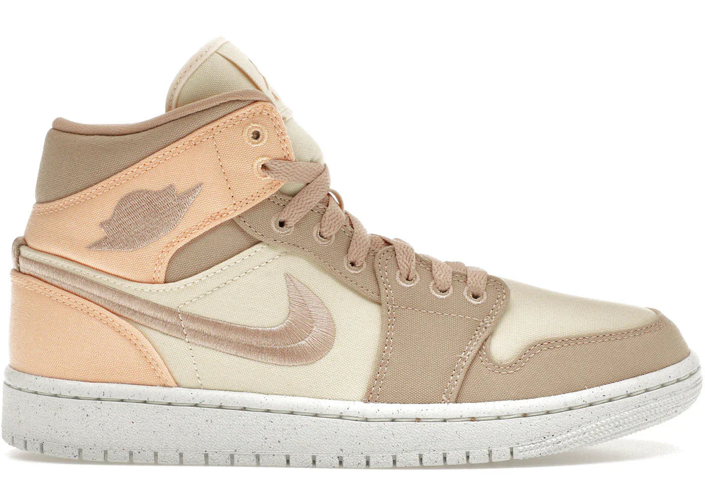 Jordan 1 Mid Se Canvas Khaki Womens