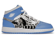 Jordan 1 Mid Sneaker School Game Winner GS