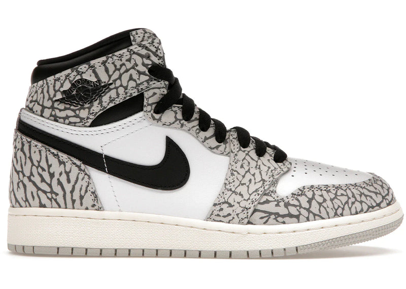 Jordan 1 Retro High OG White Cement GS