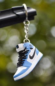 3D Sneaker Keychain AJ1 UNC