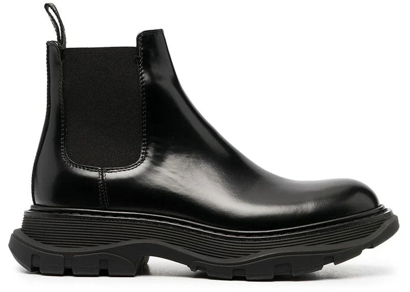Alexander Mcqueen Chunky Sole Chelsea Boots Black (Women'S)