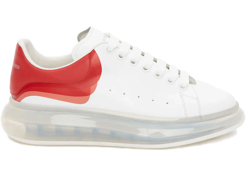 Alexander Mcqueen Oversized Clear Sole Lust Red