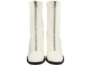 Alexander Mcqueen Slim Tread Boot White Black (Women'S)