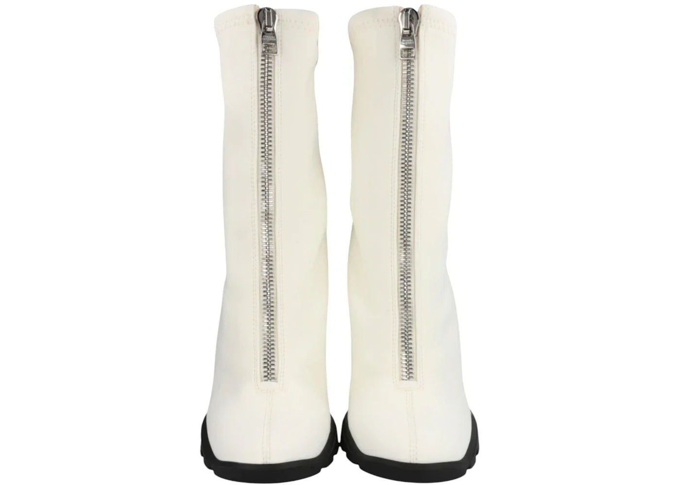 Alexander Mcqueen Slim Tread Boot White Black (Women'S)