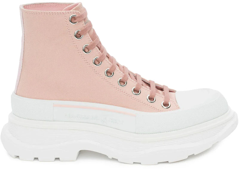 Alexander Mcqueen Tread Slick Boot Magnolia White (Women'S)